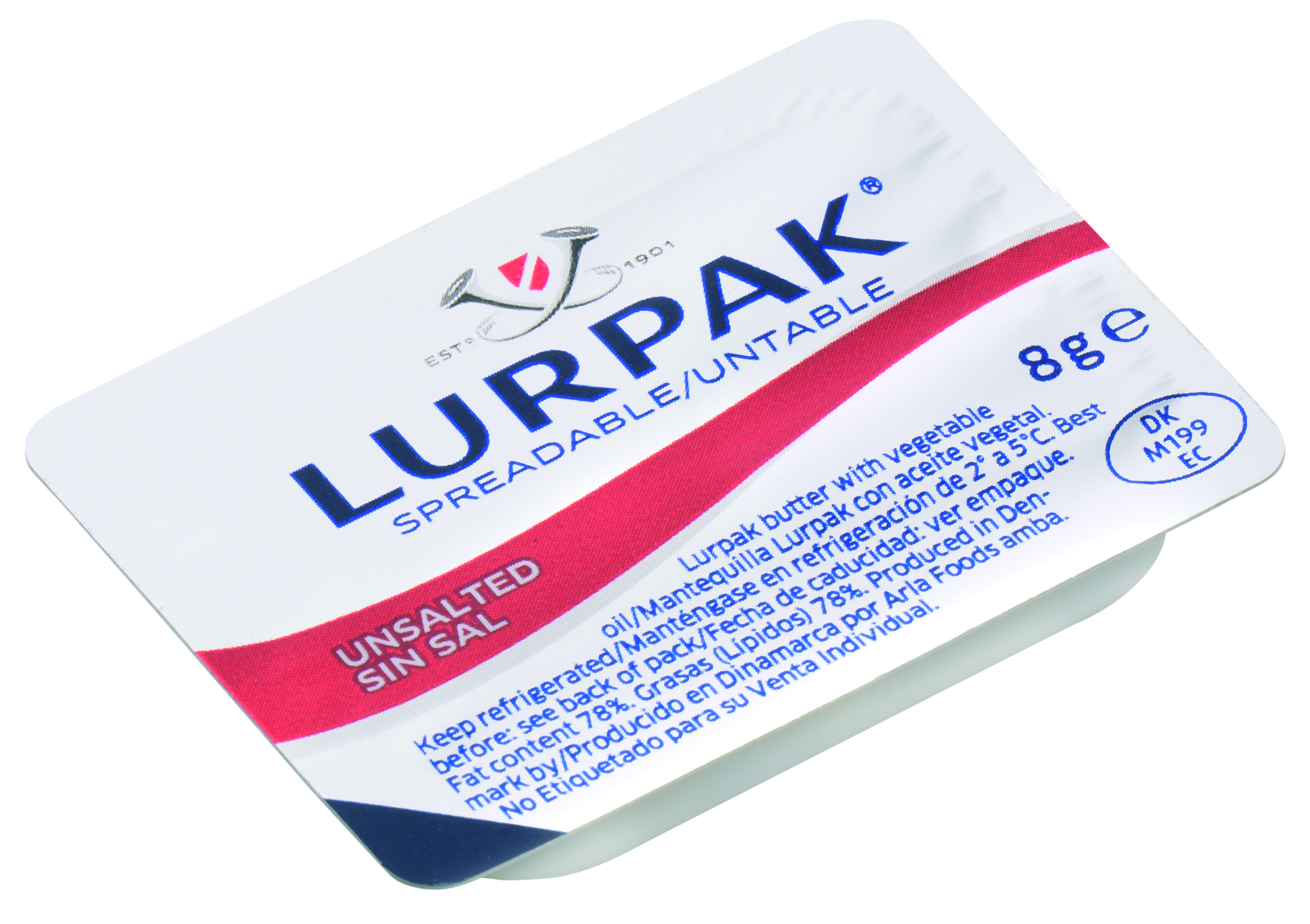 Lurpak® Mantequilla Untable Individual 8g Arla Foods dairy product