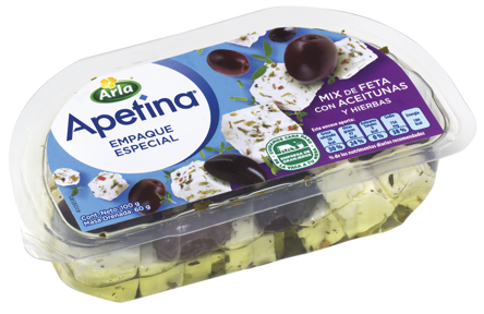 con Aceitunas Negras Snack Pack en Aceite