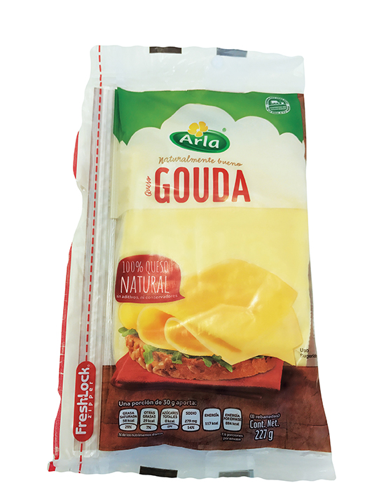 Arla® Quesos Arla Gouda Rebanado 227g